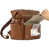 Peek A Boo Hobo Backpack, Tan - Diaper Bags - 7