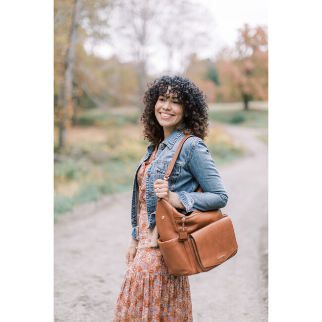 Peek A Boo Hobo Backpack, Tan - Diaper Bags - 9