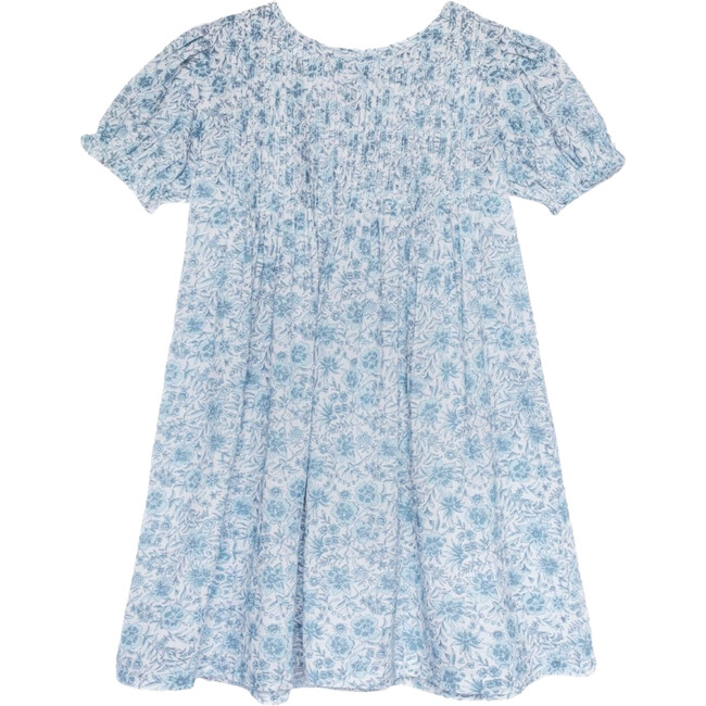 Lottie Dress, Floral Blues