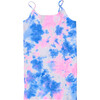 Watercolor Tie Dye Full Cami, Blue and Pink - T-Shirts - 1 - thumbnail
