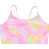 Watercolor Tie Dye Bra Cami, Pink Multi - Underwear - 2