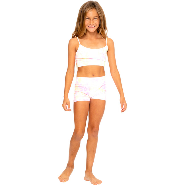 Watercolor Tie Dye Bra Cami, Pink Multi - Underwear - 3
