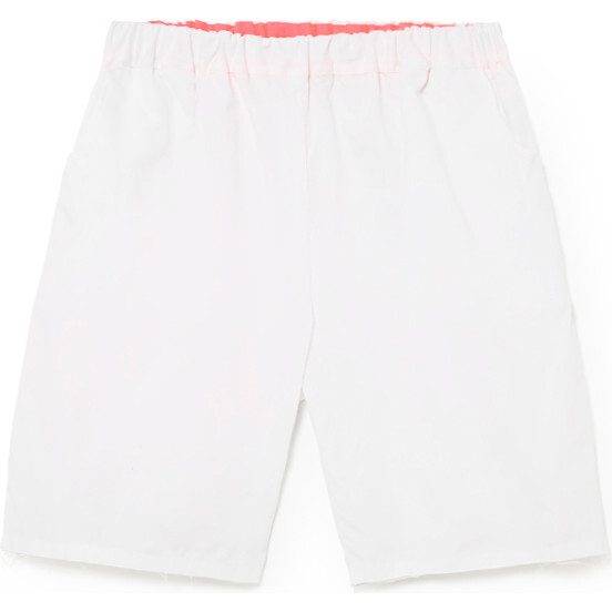 Kawaii Shorts, White & Pink - Pants - 1