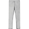 Soft Futuristic Leggings, Silver - Pants - 1 - thumbnail
