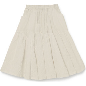 Goth Skirt, Cream - Skirts - 1