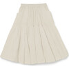 Goth Skirt, Cream - Skirts - 1 - thumbnail