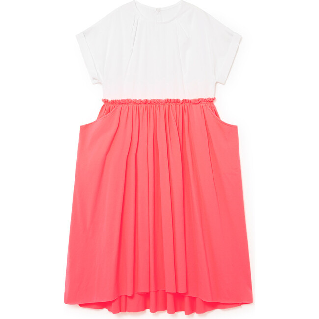 Kawaii Dress, White & Pink