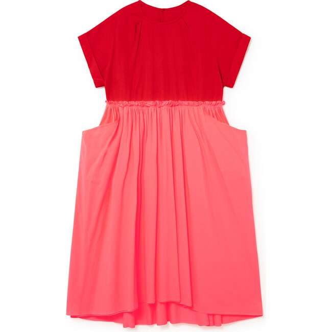 Kawaii Dress, Red & Pink - Dresses - 1 - zoom