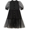 Goth Dress, Black - Dresses - 1 - thumbnail