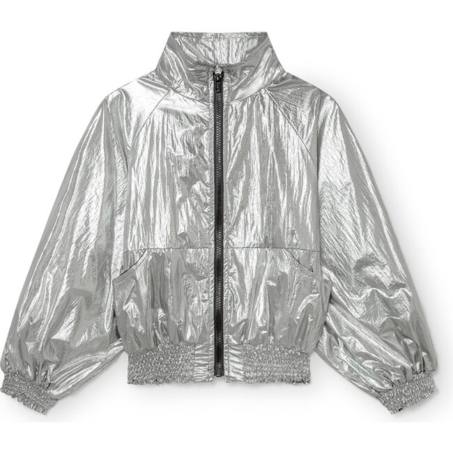 Futuristic Bomber jacket, Silver