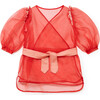 Fairytale Wrap Jacket, Red - Jackets - 1 - thumbnail
