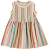 Tierra Striped Jersey Baby Dress, Stripes - Dresses - 1 - thumbnail