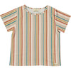 Tierra Striped Jersey T-Shirt, Stripes - T-Shirts - 1 - thumbnail