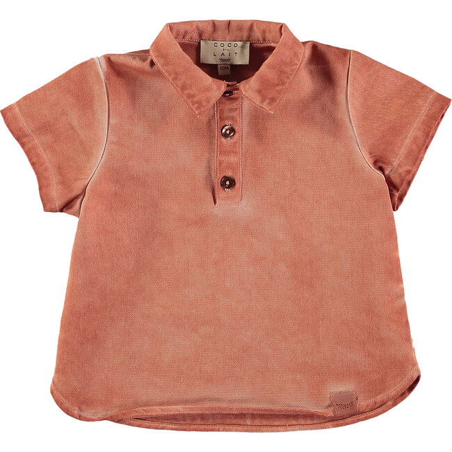 Washed Tierra Baby Shirt, Orange