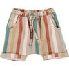 Tierra Striped Jersey Baby Short, Stripes - Shorts - 1 - thumbnail