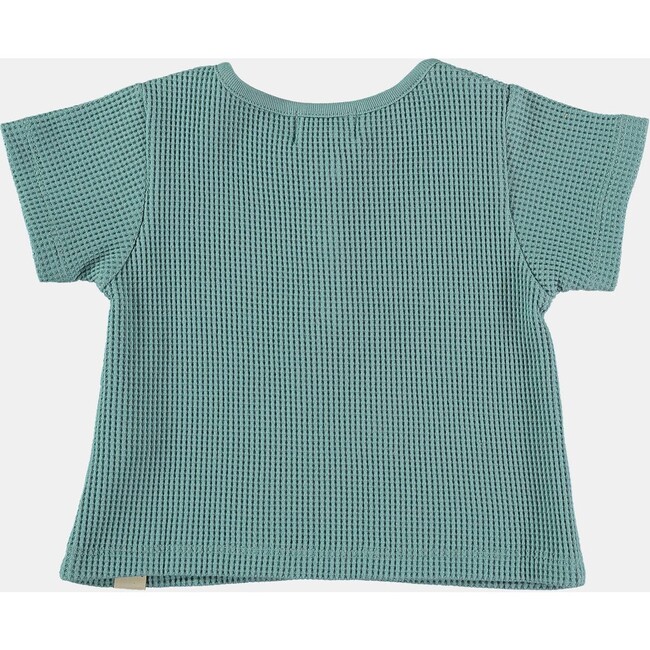 Waffle Knit Baby T-Shirt, Blue