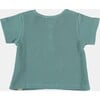 Waffle Knit Baby T-Shirt, Blue - T-Shirts - 2