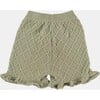 Green Aven Knitted Short, Green - Shorts - 2