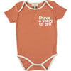 Rib Baby Body, Orange - Onesies - 1 - thumbnail