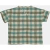 Checkered T-Shirt, Green - T-Shirts - 2