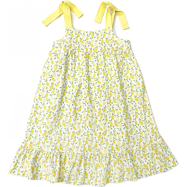 Marcie Dress, Lemon Print - Dresses - 1