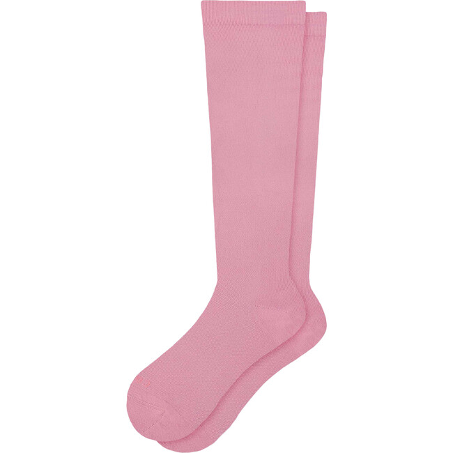 Knee-High Compression Socks, Blush - Socks - 1