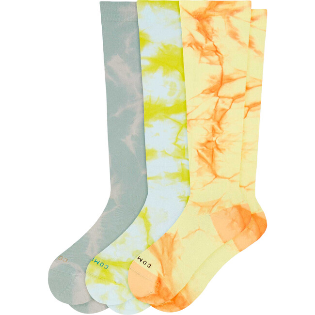 Knee-High Compression Socks – 3-Pack Tie Dye