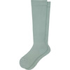 Knee-High Compression Socks, Green - Socks - 1 - thumbnail