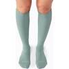Knee-High Compression Socks, Green - Socks - 2