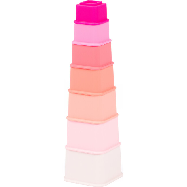 Jeweled Pink Happy Stacks - Developmental Toys - 1