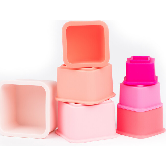 Jeweled Pink Happy Stacks - Stackers - 3