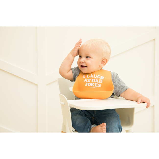 I Laugh at Dad Jokes Wonder Bib - Bibs - 2