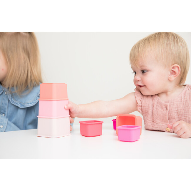 Jeweled Pink Happy Stacks - Stackers - 6