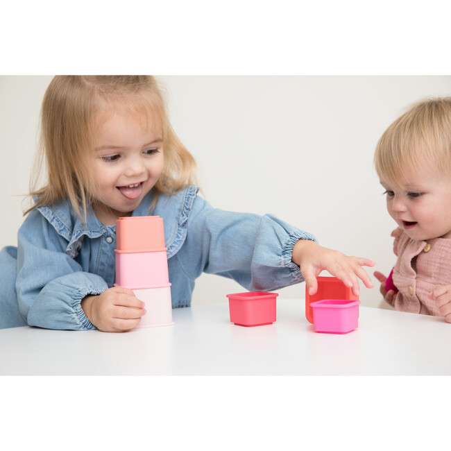 Jeweled Pink Happy Stacks - Stackers - 7