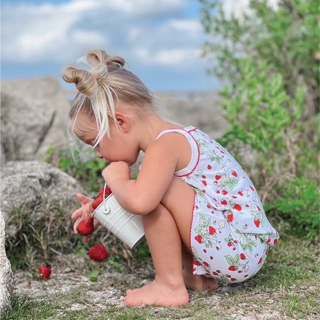 Strawberry Fields Cami Set, Red - Pajamas - 4