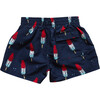 Baby Boys Swim Trunk, Dress Blues Rocket Pop - Swim Trunks - 2