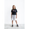 Sequined Midi Skirt, Silver - Skirts - 2