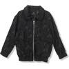 Burnout Lace Jacket, Black - Jackets - 1 - thumbnail