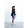 Burnout Lace Jacket, Black - Jackets - 2