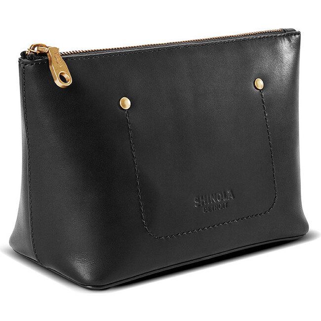 Pocket Cosmetic Case, Black - Makeup Bags - 2