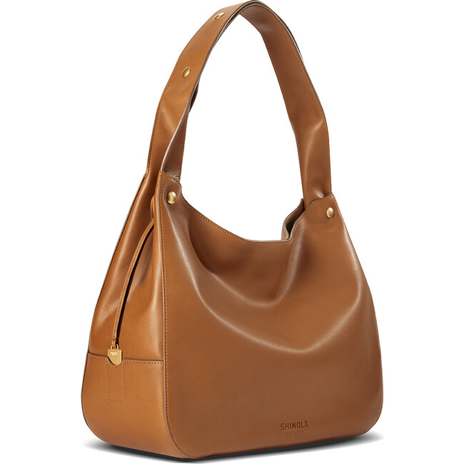 The Snap Shoulder Bag, Tan - Bags - 4