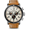 The Men's Runwell Sport 48MM Watch, Bourbon Leather - Watches - 1 - thumbnail
