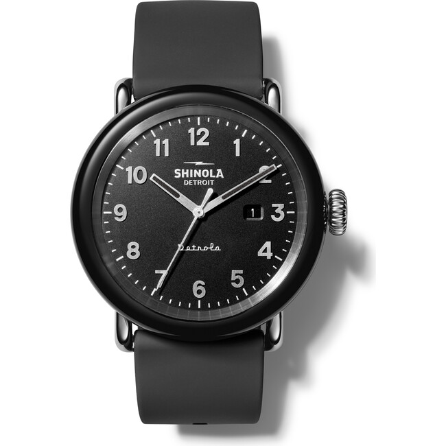 The Detrola 43Mm Watch, Black