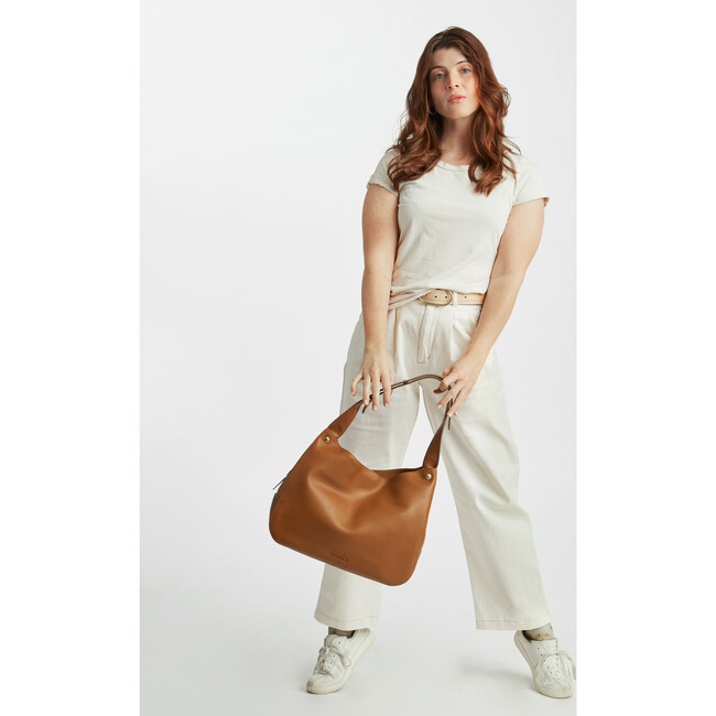 The Snap Shoulder Bag, Tan - Bags - 8