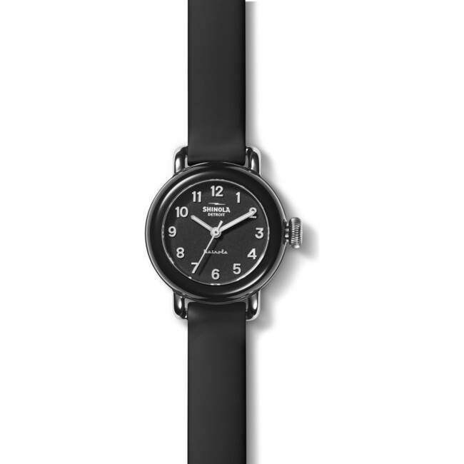 The Pee Wee 25MM Watch, Black Silicone Strap - Watches - 2
