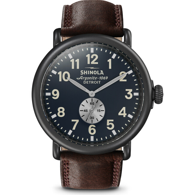 The Men's Runwell 47MM Watch, Midnight Blue