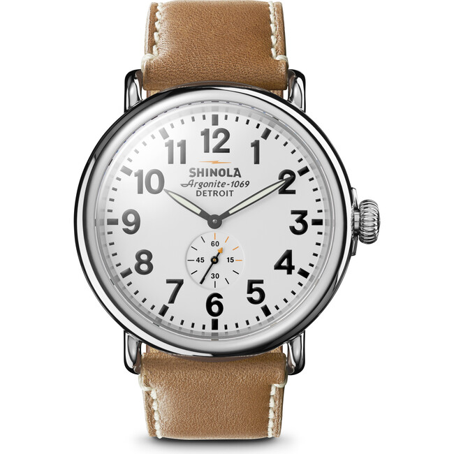 The Men's Runwell 47MM Watch, White