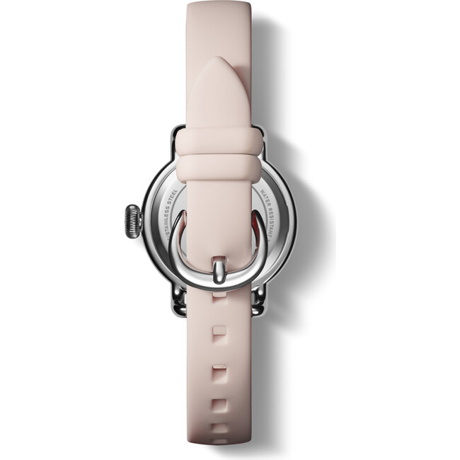 The Pee Wee 25MM Watch, Soft Pink Silicone Strap - Watches - 4