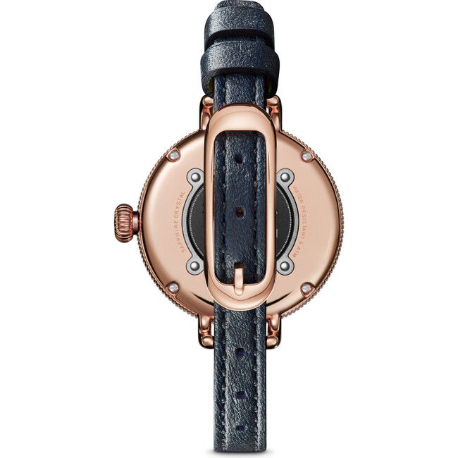 The Women's Birdy 34MM Watch, Navy Leather Strap - Watches - 4