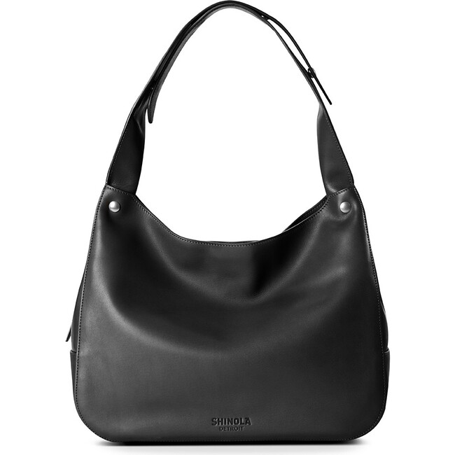 The Snap Shoulder Bag, Black - Bags - 1